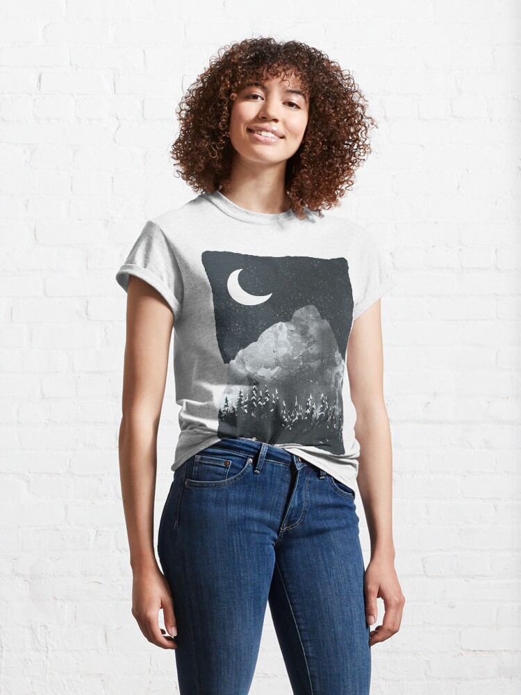 Alternate view of Winter Finds the Wolf... Classic T-Shirt