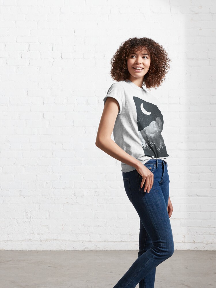 Alternate view of Winter Finds the Wolf... Classic T-Shirt