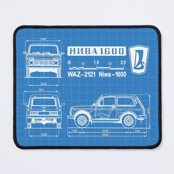 Item preview, Lada Niva Specifications Blueprint designed and sold by Groenendijk.