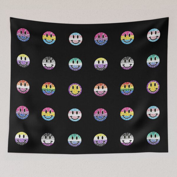 Item preview, Smiley Face Pride Flags designed and sold by Picket Club.