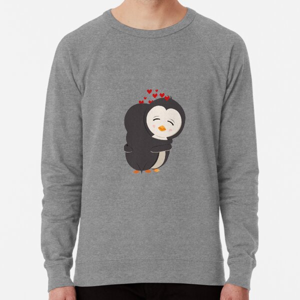 Penguina love - hug Lightweight Sweatshirt