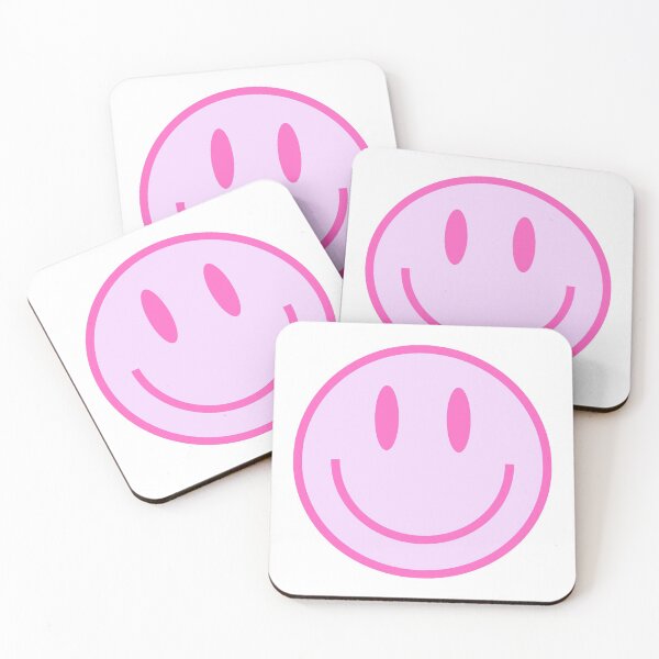 Item preview, Smiley Face in Pink designed and sold by emilykroll.