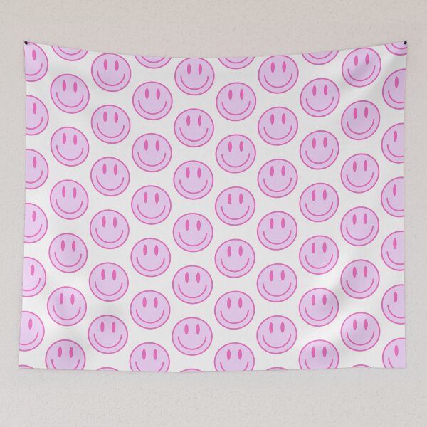Item preview, Smiley Face in Pink designed and sold by emilykroll.