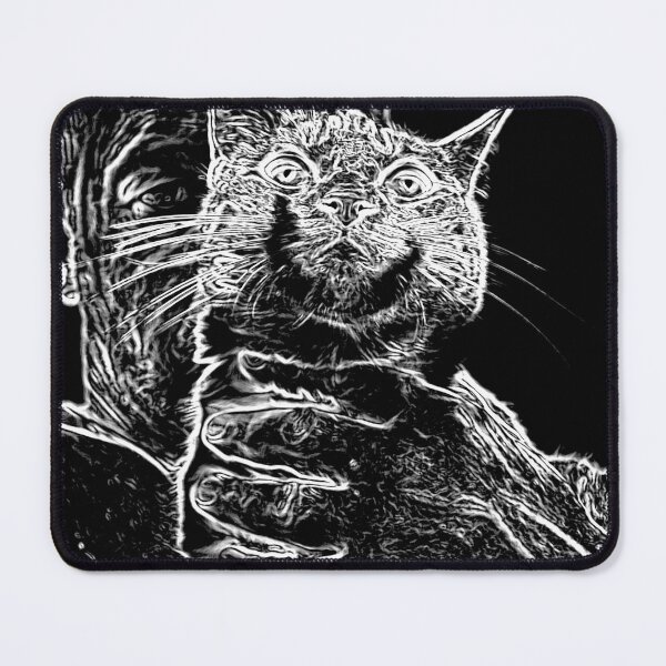 Item preview, man and cat designed and sold by ricobarinas.