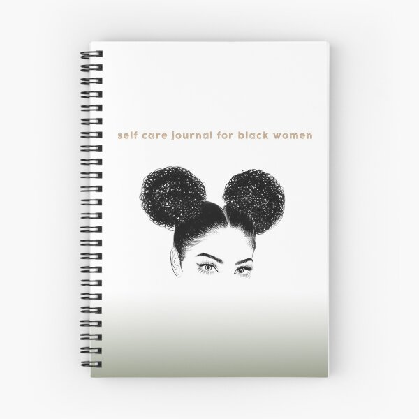 Item preview, Minimal Afro Queen Black Girl Magic: Self Care Journal for Black Women designed and sold by Merchking1.