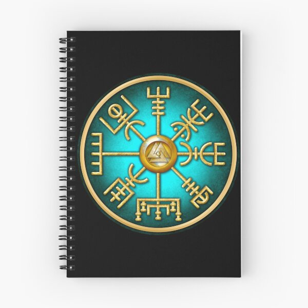Item preview, Norse Vegvisir Viking Compass - Teal designed and sold by Naumaddic Arts.