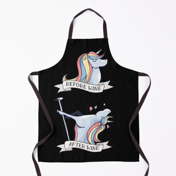 Item preview, Before Wine After Wine Pole Dancing Funny Rainbow Unicorn designed and sold by Bonehead Creations.