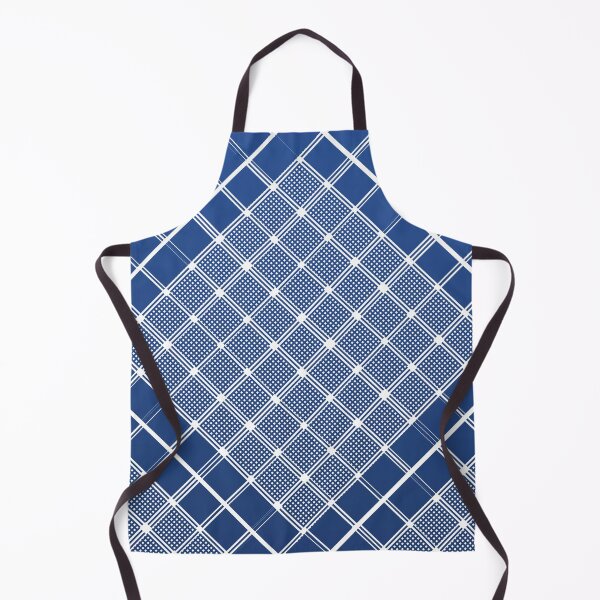 Item preview, Criss Cross Wide Line Pattern in White Angled in Gradated Blue designed and sold by Neil Feigeles.