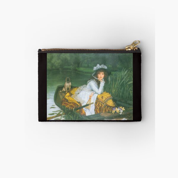 Item preview, 'A Young Woman In A Boat' by Tissot (Reprint) designed and sold by Classic Visions Gallery.