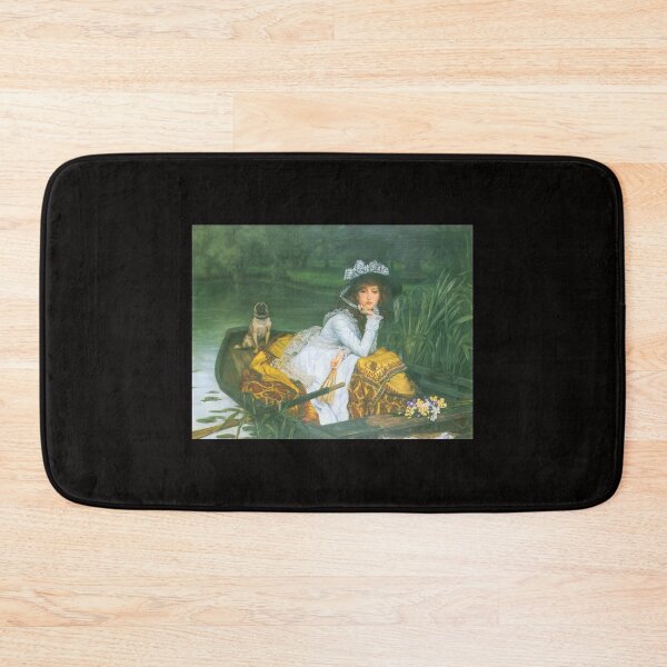 Item preview, 'A Young Woman In A Boat' by Tissot (Reprint) designed and sold by Classic Visions Gallery.