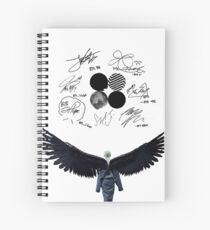 wings - kim taehyung (v2) Spiral Notebook
