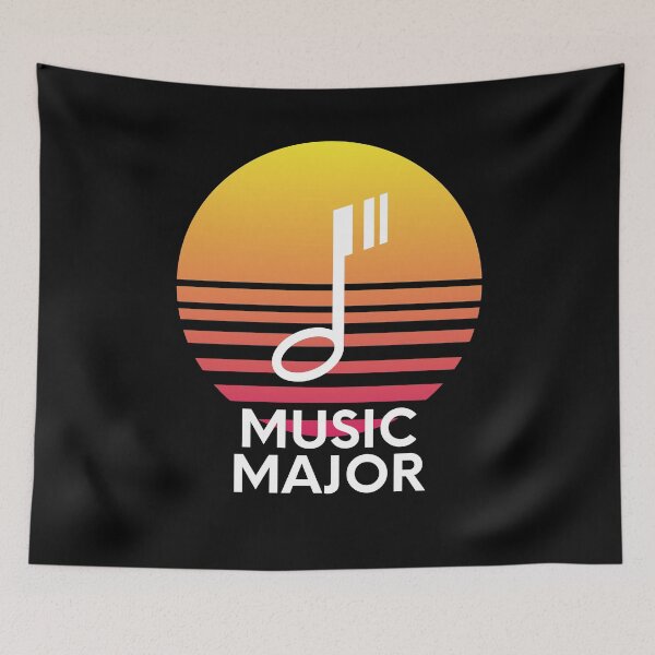 Item preview, Music Major Colorful Sunset College Student Graphic designed and sold by EllConApparel.