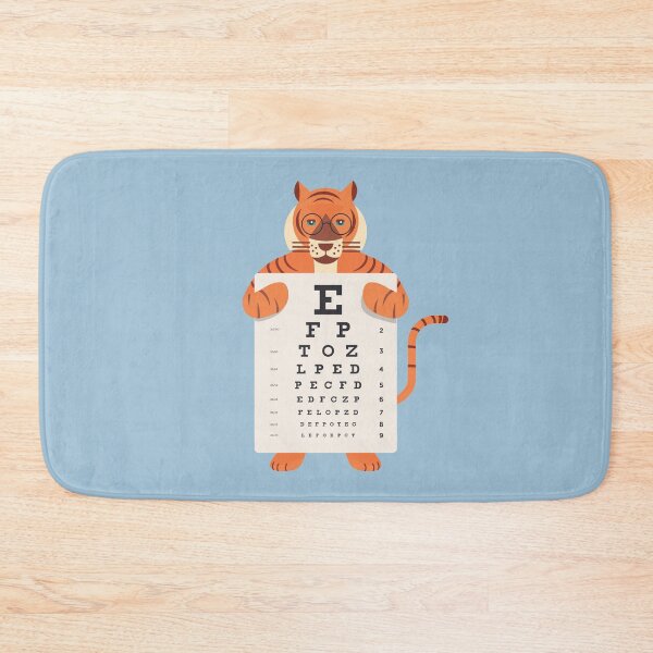 Item preview, Eye Doctor Optician Tiger designed and sold by Cute and Funny Animal Art Designs.