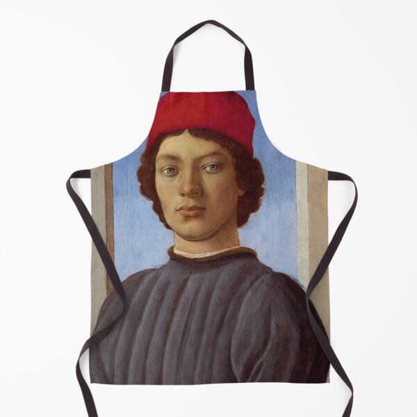 Item preview, Sandro Botticelli "Portrait of a young man with red hat" designed and sold by Alexandra Dahl.