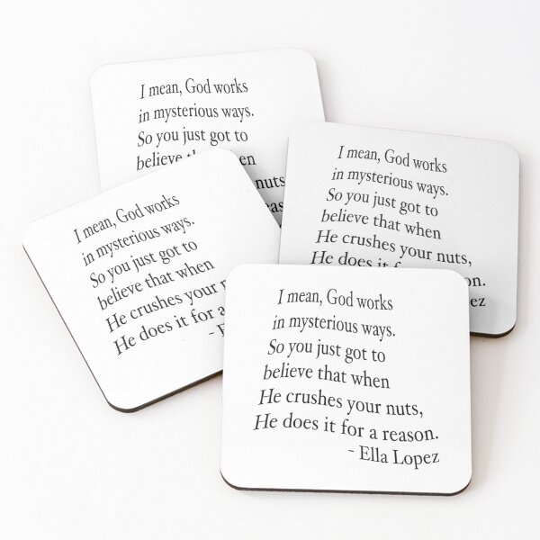 Item preview, Ella Lopez Lucifer Quote   designed and sold by TheProtogeek.