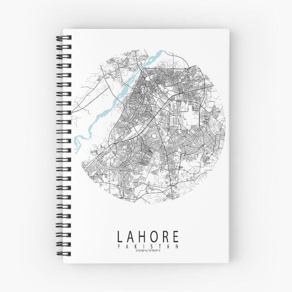 Item preview, Lahore City Map of Punjab, Pakistan - Circle designed and sold by deMAP.