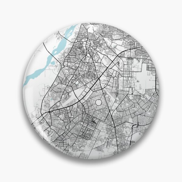 Item preview, Lahore City Map of Punjab, Pakistan - Circle designed and sold by deMAP.