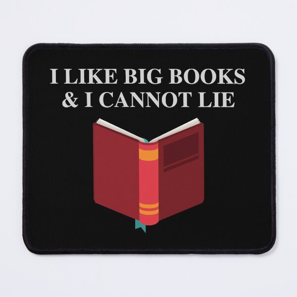 Item preview, I Like Big Books I cannot Lie (light letters) designed and sold by barronangMedia.