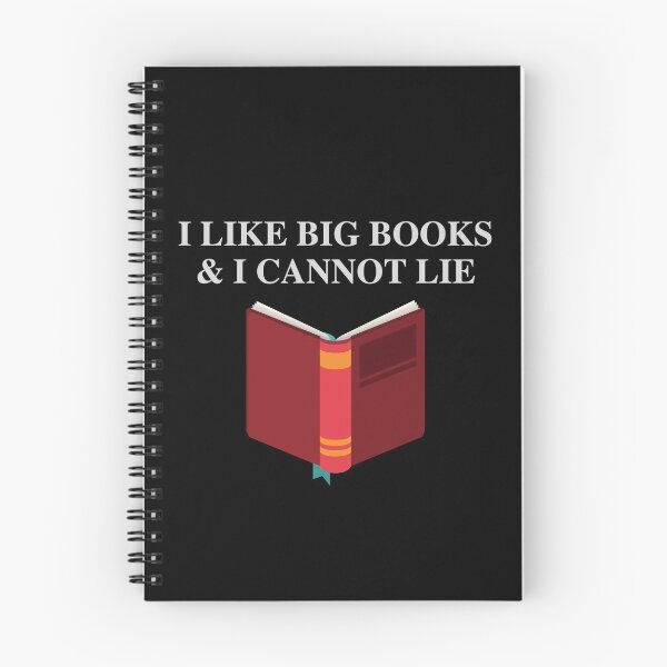 Item preview, I Like Big Books I cannot Lie (light letters) designed and sold by barronangMedia.