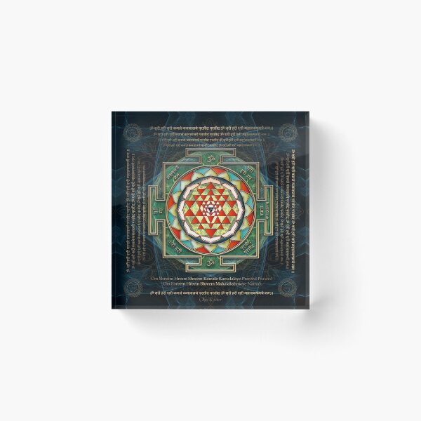 Item preview, Maha Lakshmi (Laxmi) Mantra & Shri Yantra - Wealth Giving designed and sold by art-by-angels.