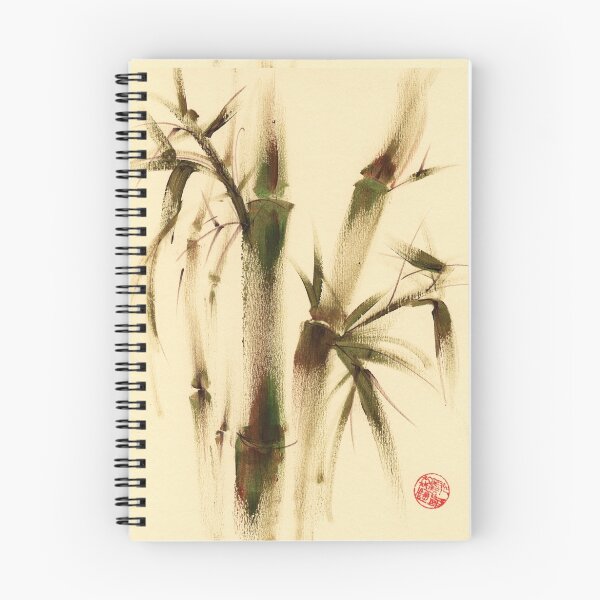 Item preview, "Awareness" Sumi-e bamboo painting on paper designed and sold by Rebecca Rees.