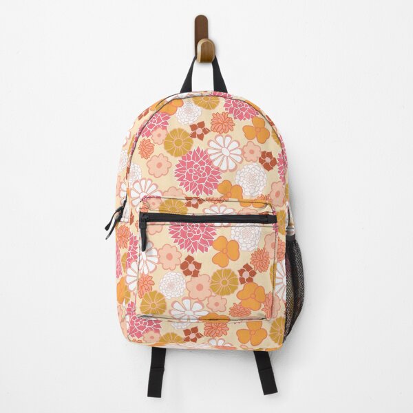 Item preview, Nothing but Flowers in Peace Out - Funky retro 1970s flowers designed and sold by wildhunt.