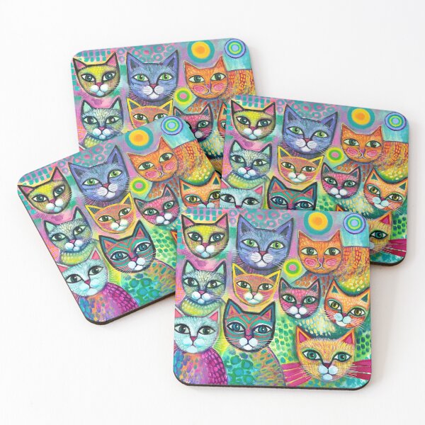 Item preview, Happy cats  designed and sold by Karin Zeller.