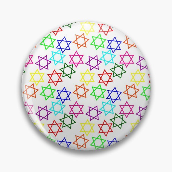Item preview, hanukkah rainbow star of david designed and sold by Gossip Rag.