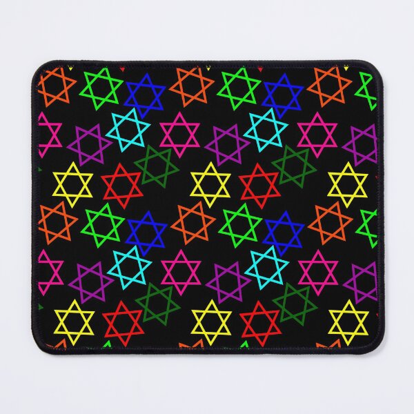 Item preview, hanukkah rainbow star of david designed and sold by Gossip Rag.