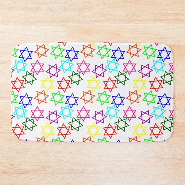 Item preview, hanukkah rainbow star of david designed and sold by Gossip Rag.