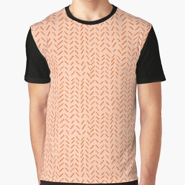 Hippie Dippie in Peace Out - Hand drawn woven zigzag tread pattern Graphic T-Shirt
