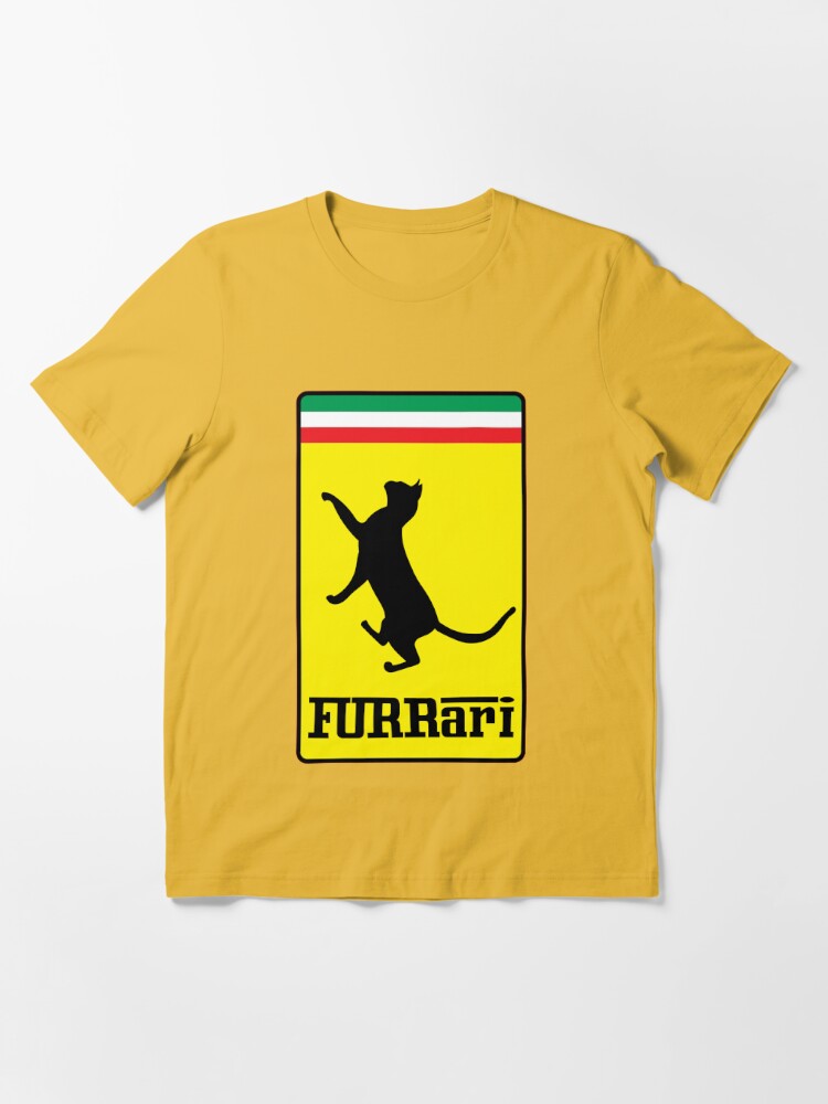 Ferrari parodie - t-shirt en coton bio - nouveau logo humour - Un