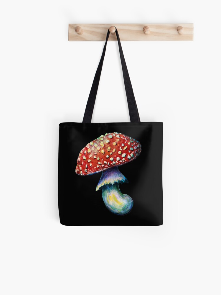 Thumbnail 1 of 2, Tote Bag, Amanita muscaria - Mushroom Illustration designed and sold by mserido.