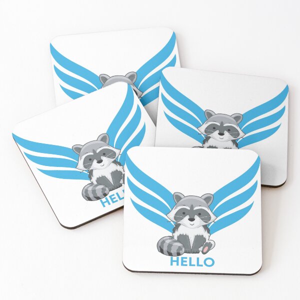 Item preview, The Blue Winged Raccoon designed and sold by tgreyfell.
