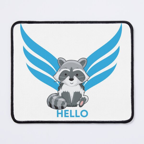 Item preview, The Blue Winged Raccoon designed and sold by tgreyfell.
