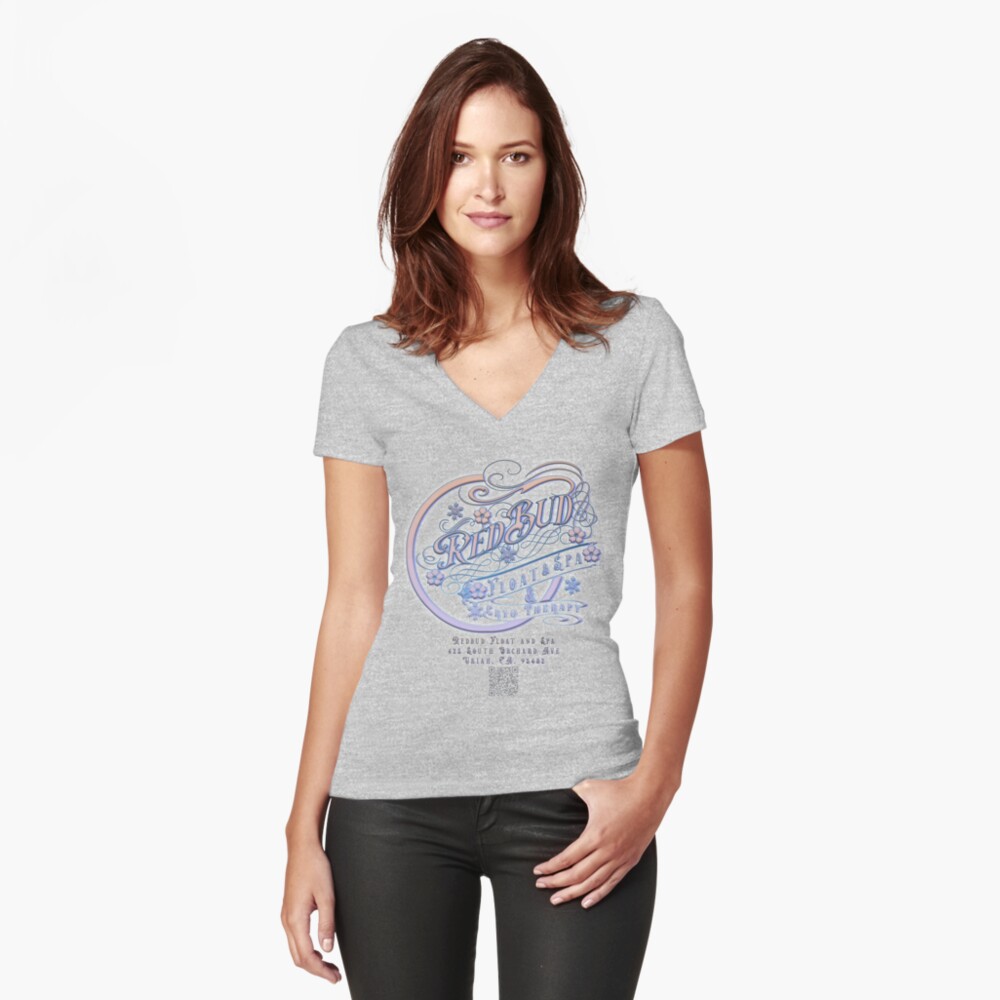 Item preview, Fitted V-Neck T-Shirt designed and sold by erod66.