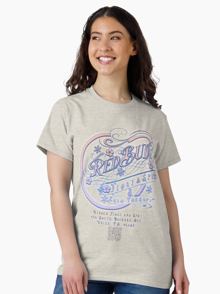 Thumbnail 2 of 7, Classic T-Shirt, Redbud Float n Spa Pastel Colors designed and sold by erod66.