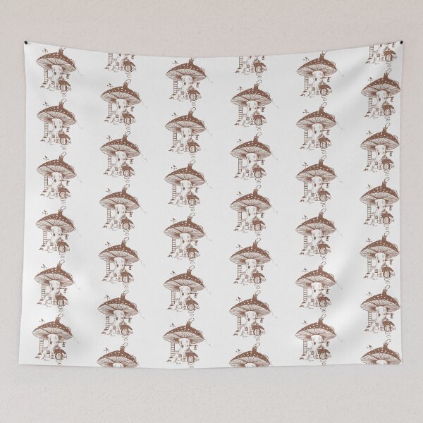 Item preview, Mushroom fairytale house designed and sold by jadefujiwara.