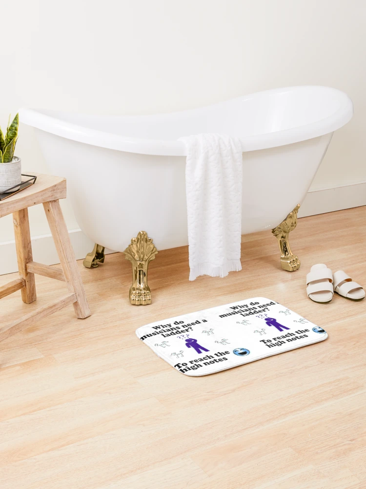 Thumbnail 2 of 6, Bath Mat, High Notes designed and sold by Kuetspal-Lin.