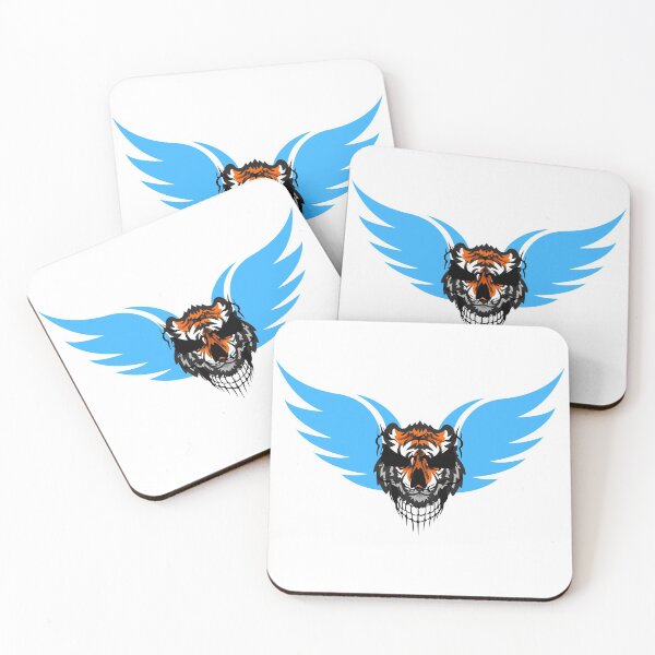 Item preview, The Blue Winged Tiger With The Shadow Skull designed and sold by tgreyfell.