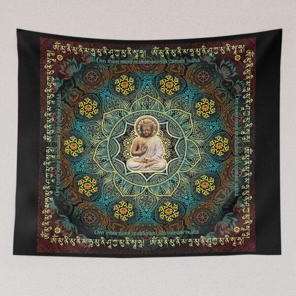 Item preview, Shakyamuni Buddha - Enlightenment, Peace and Happiness designed and sold by art-by-angels.