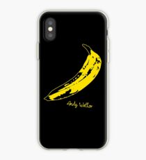 Retro Velvet Underground Andy Warhol Banana Rock Black T Shirt Sz S M L XL iPhone Case