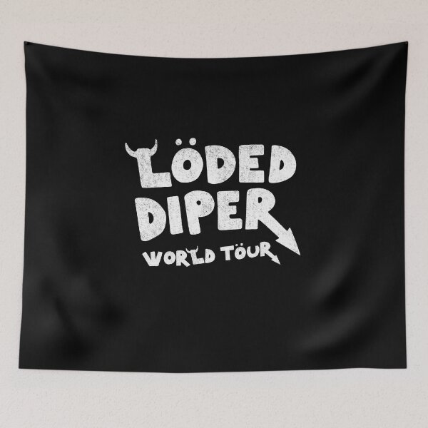 Item preview, Loded Diper World Tour - vintage original design designed and sold by Primotees.