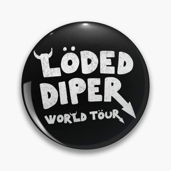Item preview, Loded Diper World Tour - vintage original design designed and sold by Primotees.
