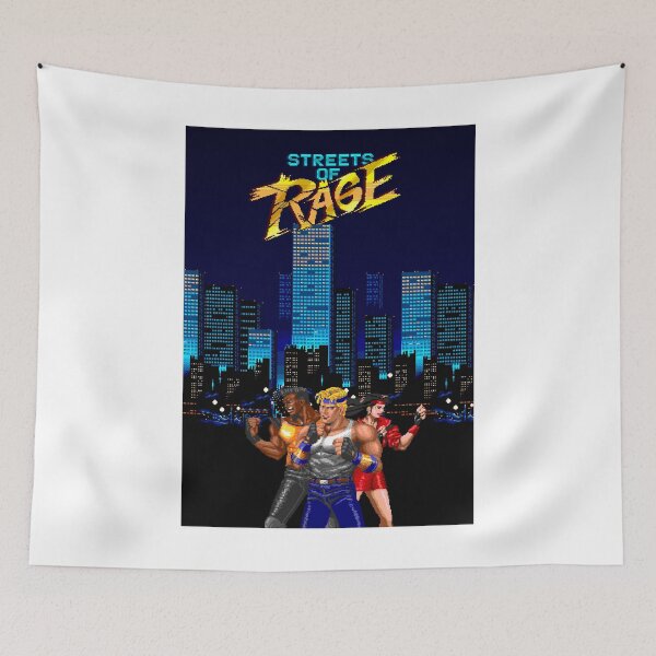Item preview, Undefeated Trio Streets Of Rage Vintage Retro Gaming Nostalgia Theme Berghain designed and sold by DamonStreets.