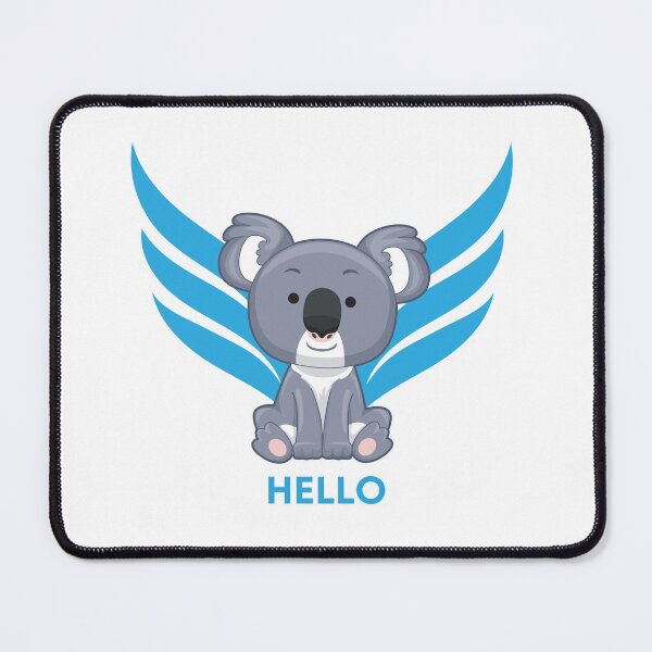 Item preview, The Blue winged Koala Bear designed and sold by tgreyfell.