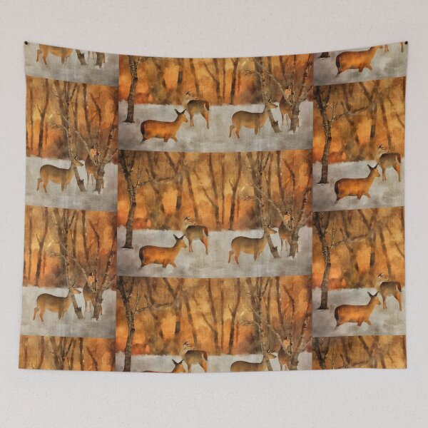 Item preview, Criaturas de un atardecer de invierno designed and sold by Lois Bryan.