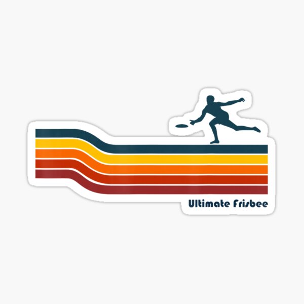 Item preview, Ultimate Frisbee Retro Color Lines designed and sold by SvenjaKlose.