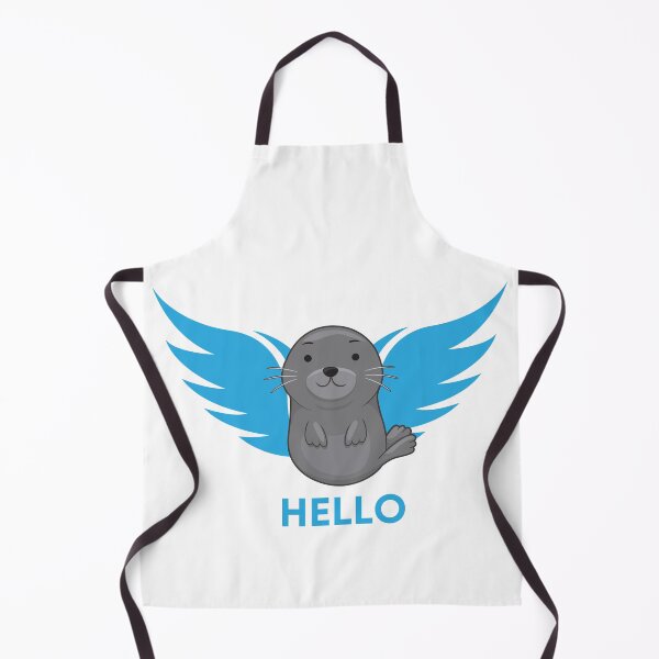 Item preview, The Blue winged Baby Seal designed and sold by tgreyfell.