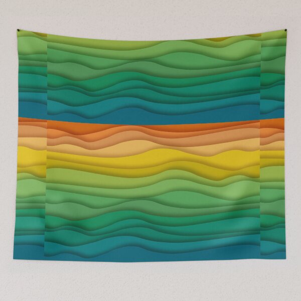 Item preview, MultiColor Wave designed and sold by simpleones.